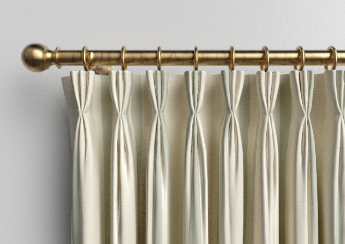 Adelaide, Winnies Stripe Bud Green - Made to Measure Curtains - Image 11